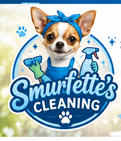 Smurfette's Cleaning logo